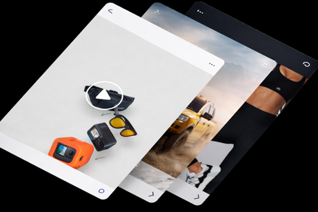 Preview of social media design work